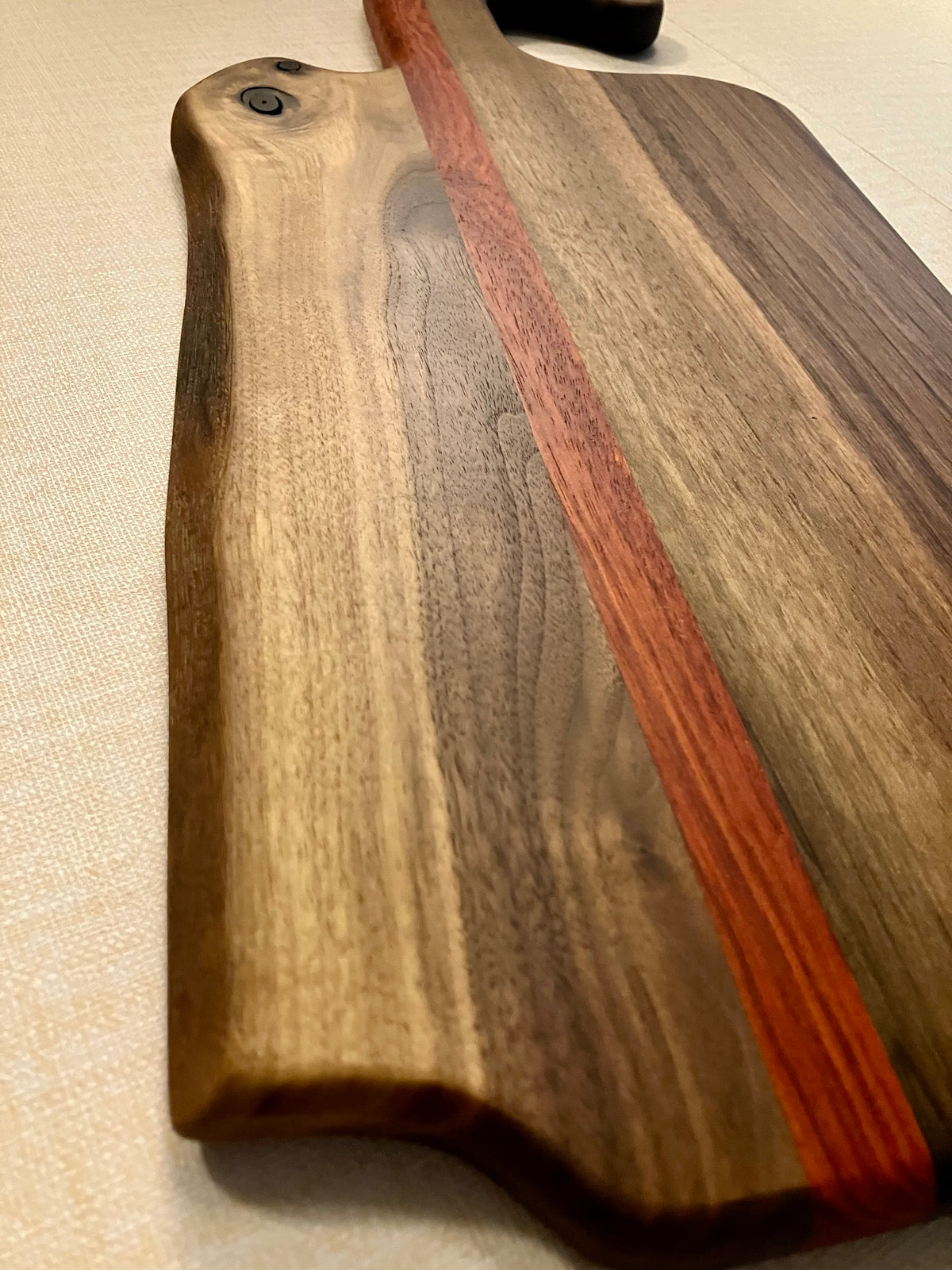 Heritage Live Edge Walnut & Padauk Serving Board – Green Spruce Botanicals